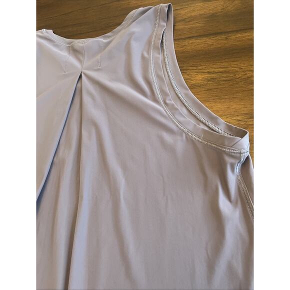 Spanx Sz S Go Lightly Got Ya Covered Tank Top, Satin Purple Athleisure Yoga Spa - Picture 6 of 7